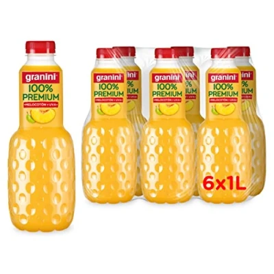 Imagen de Zumo de Melocotón y Uva Sin azúcares añadidos Pack 6 x 1L Granini 100% Fruta