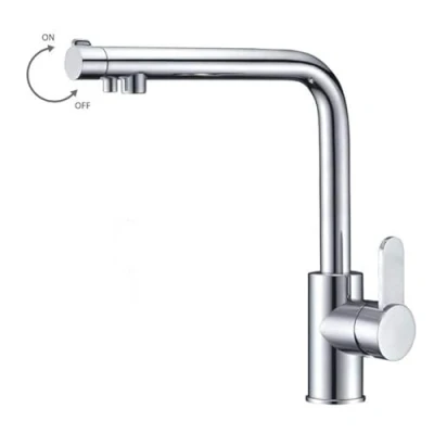 Imagen de MICE Grifo de cocina monomando con OSMOSIS Giratorio 360 caño alto para fregadero 2 VIAS Serie MONTECARLO GOS001