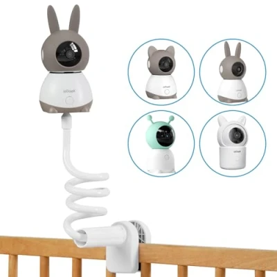 Imagen de ieGeek Soporte Camara Vigilancia Bebe, Vigilabebes Universal para Cunas Bebe con Tornillo 1/4&quot;, Compatible Baby 1T, 4, y Otros Mayoría de Monitor Bebes