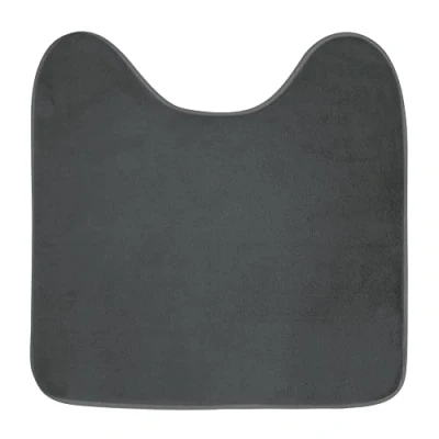 Imagen de DOUCEUR D&#039;INTERIEUR Alfombra Contorno DE WC Unido 45 x CM, Poliéster, Negro, 80 150 cm