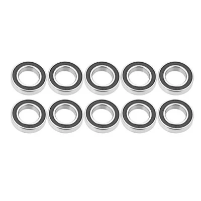 Imagen de Akozon Rodamientos de bolas 10pcs 6801 2RS Rodamiento miniatura rígidos caucho sellado 12mm * 21mm 5mm
