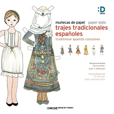 Imagen de Munecas de papel Paper dolls: Trajes Tradicionales Espanoles Tradicional Spanish Costumes