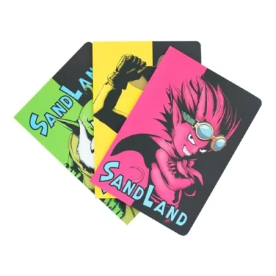 Imagen de Grupo Erik Pack cuadernos A5 Sand Land Beelzebub, Rao y Thief Bloc de notas distintos diseños, 3 Libretas A5, Libreta Material escolar Papeleria