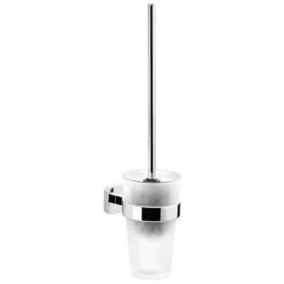 Imagen de tesa Escobilla de baño Elegaant, autoadhesiva, metal cromado, extraordinario diseño