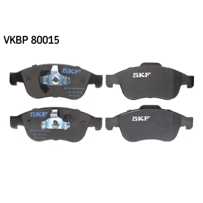 Imagen de SKF VKBP 80015 Juego de pastillas freno no preparado para indicador desgaste RENAULT: GRAND SCENIC 3, Clio V Hatchback, Fluence