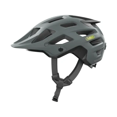 Imagen de ABUS casco MTB Moventor 2.0 confortable para bicicleta todo terreno all mountain hombre y mujer gris mate, L