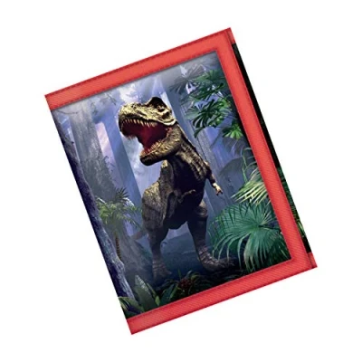 Imagen de 3D LiveLife Carteras Escena de T Rex Deluxebase. Cartera lenticular con diseño Dinosaurio. Billetera Monedero y Tarjetero ilustración del reconocido Artista David Penfound