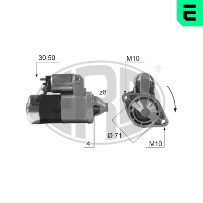 Imagen de ERA 220481A Motor de arranque 12 1,3 8 MITSUBISHI: Space Star