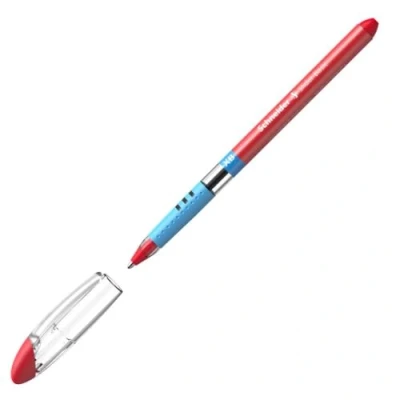 Imagen de Schneider Slider Basic Bolígrafos, con tecnología Viscoglide, trazo grueso, color rojo, 1 unidad