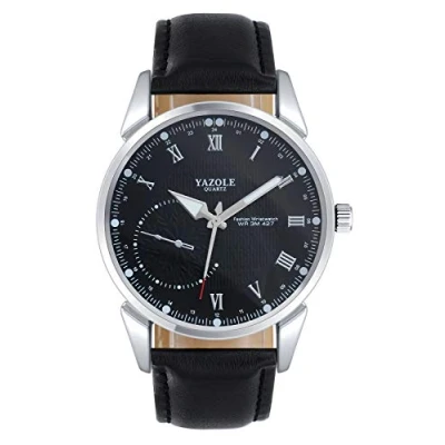 Imagen de SUPBRO Relojes Hombre Cuarzo Impermeable Pulsera de Cuero Deporte Business Casual Reloj