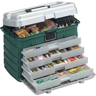 Imagen de Plano Four Drawer Tackle Box Caja de Pesca señuelos