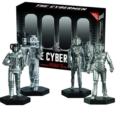 Imagen de DOCTOR WHO Colección Figuras de Resina The Cybermen Evolution Set 2. Age of Steel 4