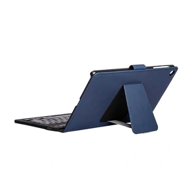 Imagen de Funda con teclado Silver HT SM X200, Para tablet Samsung Galaxy Tab A8 2022, Bluetooth, Soporte, Azul marino