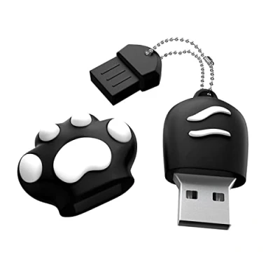 Imagen de DONWEI Pen Drive Memoria USB 2.0 64 GB, Pendrive de Alta Velocidad Transferencia, GB Adecuado para Almacenar y Hacer Copias Seguridad Datos (Negro)