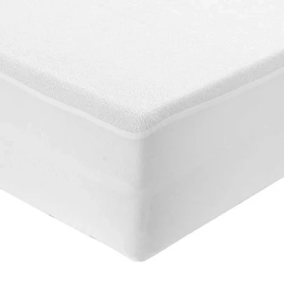 Imagen de Mercury Textil Protector de Colchon Impermeable, Maxima absorvencia, 100% Microfibra, Anti Acaros, Bacteriano, Cubre Ajustable (Cama 90)
