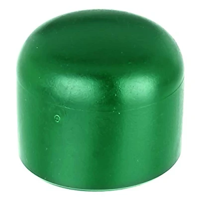Imagen de Alberts 855239 Capuchón Para postes metálicos redondos, Plástico, verde, de Ø 34 mm, Juego 20