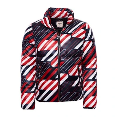 Imagen de Superdry A4, Acolchado Chaqueta, Navy AOP, XL para Hombre
