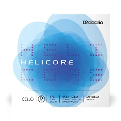 Imagen de D&#039;Addario Helicore Cello Single D String, 1/4 Scale, Medium Tension