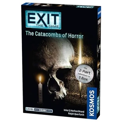 Imagen de Thames &amp; Kosmos Exit: The Catacombs of Horror Level: 4.5/5 Unique Escape Room Game 1 4 Players Puzzle Solving Strategy Board Games for Adults Kids, Ages 16+ 694289