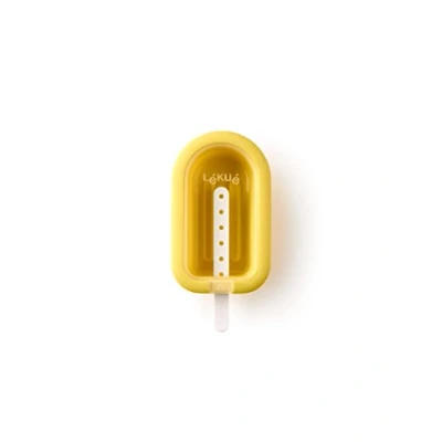 Imagen de Lékué Molde de Helado Classic, Silicona, Color limón