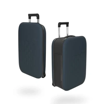 Imagen de Rollink VEGA II Faltbarer 2ROLLEN Kabinen S 55 CM Trolley, Talla: One Size, Atlantic blue