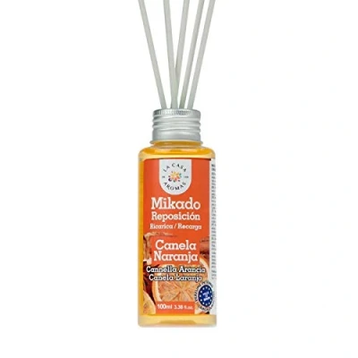 Imagen de La Casa de Los Aromas 158707 Mikado Aromatizante Canela Naranja, 100ml