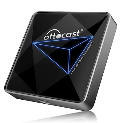 Imagen de OTTOCAST Android Auto Inalámbrico Adaptador Wireless A2air Pro Adapter Inalambrico AA Dongle Sin Cable Conversor para Coches OEM Cableado Auto(año De Construcción: 2016 2024)