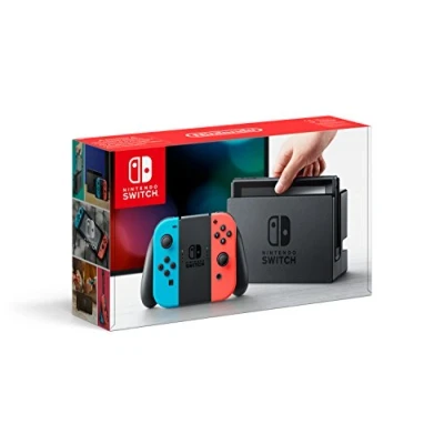 Imagen de Nintendo Switch Consola Estándar, Color Azul Neón/Rojo Neón