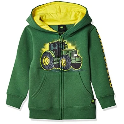 Imagen de John Deere Tractor Infant Toddler Boy Zip Front Fleece Hoody Sweatshirt
