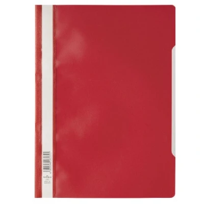 Imagen de Durable 257303 A4 Archivo de exhibición estándar, PP, 227 x 310 mm, rojo, paquete 50