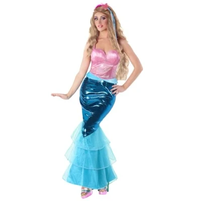 Imagen de Fun Shack Disfraz Sirena Mujer, Mujer Adulta, Ariel Pez Adulto, Carnaval Talla S