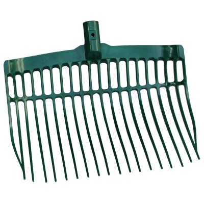 Imagen de Vplast Horquilla para estiércol de plástico sin mango. One Size Verde