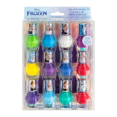 Imagen de Disney Frozen 2 Set de esmalte uñas no tóxico para niños con separadores dedos Regalos Cumpleaños Mayores 3 Años by Townley Girl