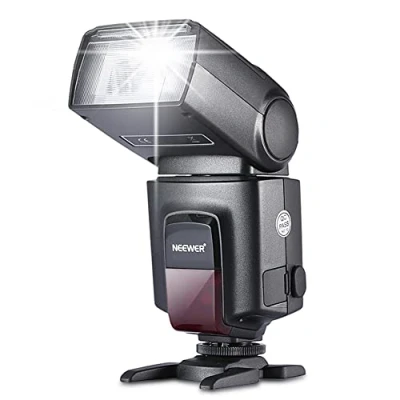 Imagen de Neewer TT560 Flash Speedlite para Canon Nikon Sony Olympus Panasonic Pentax Fujifilm Sigma Minolta Leica y Otros SLR Digital Cámaras en un Solo Contacto Zapata