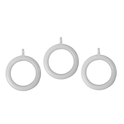 Imagen de Merriway BH04510 25 x 33 mm Diámetro fijo Eye anillo caña de plástico blanco