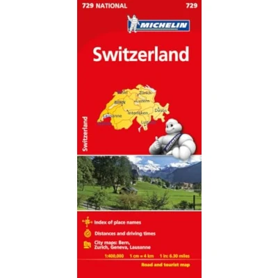 Imagen de Switzerland 2019 (mapa National Michelin) (ingles)