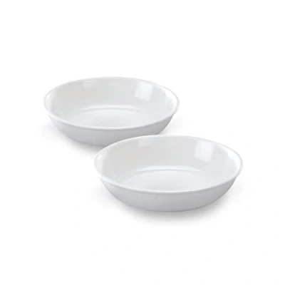 Imagen de LucyBalu® comedero para Gatos de melamina, y Cuenco Agua Gatos, melamina Bebedero Juego 2 Cuencos Color Blanco