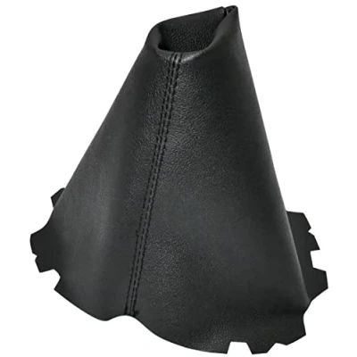 Imagen de AERZETIX C58571 Funda para palanca de cambios compatible con VW New Beetle 1998 a 2011 color: negro en piel sintética