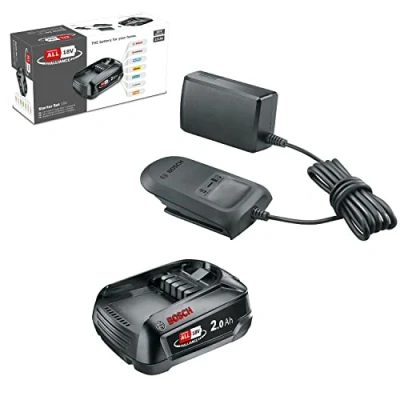 Imagen de Bosch Home and Garden kit de batería y cargador 18 V (1x 2,5 Ah, AL 18V 20, sistema voltios, en caja)