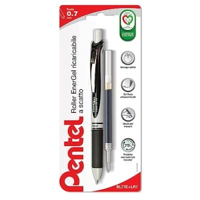 Imagen de Pentel BL77E Energel MX a presión 0,7 mm + Recambio negro