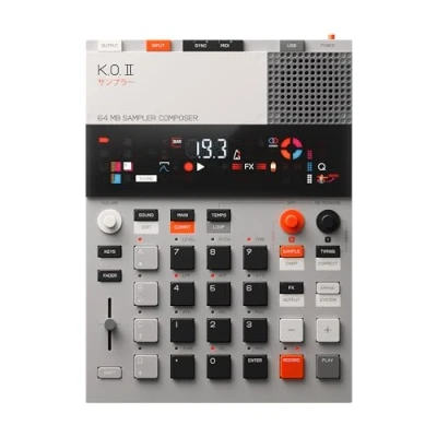 Imagen de teenage engineering EP133 K.O. II sampler, drum machine and sequencer with built in microphone effects