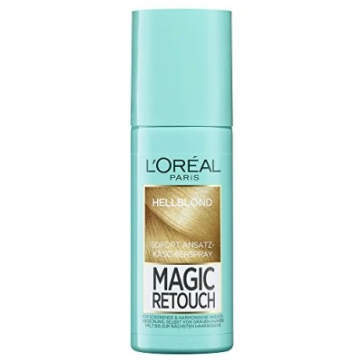 Imagen de L&#039;Oréal Paris Magic Retouch Espray de ocultación raíces, rubio claro, paquete 2 unidades (2 x 75 ml)
