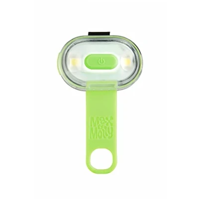 Imagen de MAX&amp;Molly Mascotas, Ultra Seguridad, Impermeable, LED, Color Verde Lima