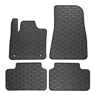 Imagen de AutoStyle CK RVO02 Juego de alfombrillas suelo caucho macizo delante y detrás 4 negro VOLVO: XC40