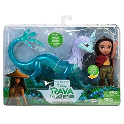 Imagen de Disney Raya Pack de Figuras 15 cm y Sisu con Funciones Las Son Totalmente Articulables Posables Juguete Recomendado para Niños 3 Años +