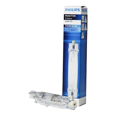 Imagen de Philips MasterColour CDM TD Lámpara de sodio alta presión (70 W / 830), color blanco cálido