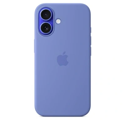 Imagen de Apple Funda de silicona con MagSafe para iPhone 16, Violeta
