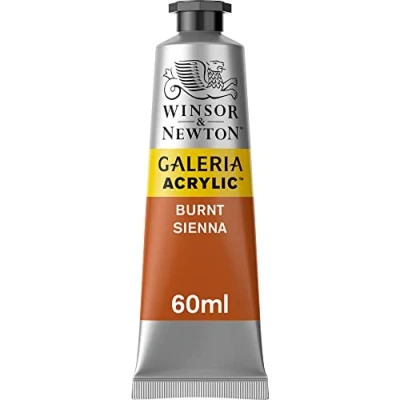 Imagen de Winsor &amp; Newton Galeria Acrylfarbe, Pintura acrílica, Siena Quemado, 60 ml (Paquete de 1),