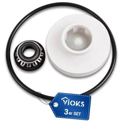 Imagen de VIOKS junta de eje bomba con ala para circulación, repuesto Bosch 00419027, lavavajillas, Siemens Küppersbusch, accesorios juego juntas