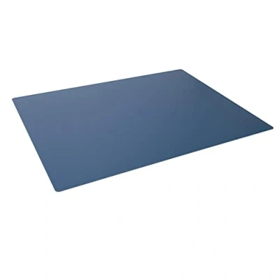 Imagen de Durable Vade de escritorio con ranura decorativa, 65 x 50 cm, antideslizante, PP, Made in Germany, azul oscuro, 713307